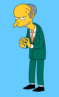 Sr. Burns - Os Simpsons - AnimeComics